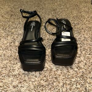 No Boundaries Black Platform Women's Sandals